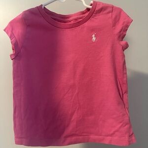 $9 ‼️ Toddler Pink Ralph Lauren T-shirt